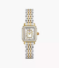 Michele Deco Madison Mini Diamond Two-Tone 24mm 18K Women's Watch MWW06D000172
