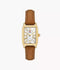 MICHELE Deco Park 18K Gold-Plated 29mm White Mother of Pearl Dial Women's Watch MWW06E000150