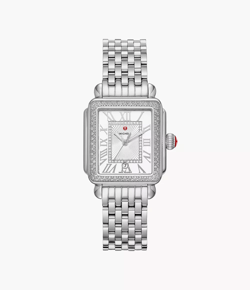 Michele Deco Madison Mid 31mm Diamond Women's Watch MWW06G000001