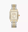 Michele Deco Madison Mid Two-Tone 31mm Diamond Women's Watch MWW06G000002