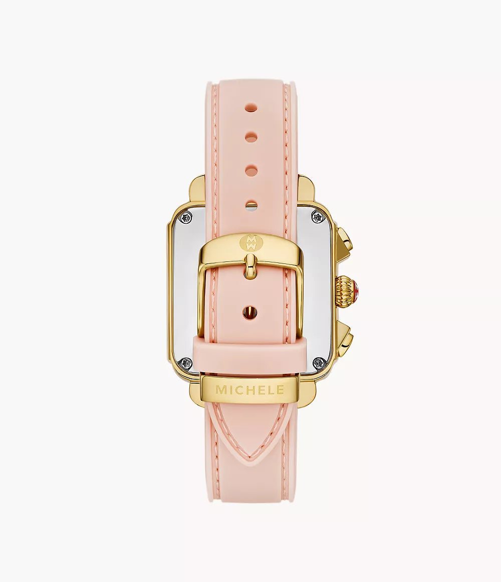 MICHELE Deco Sport Chronograph 36mm Silver Dial Women's Watch MWW06K000072