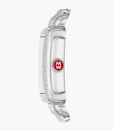 MICHELE Deco Mid 29mm Silver Diamond Women's Watch MWW06V000122