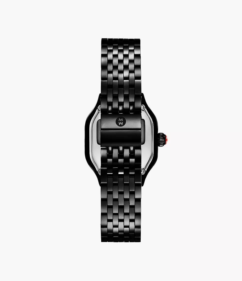 MICHELE Meggie Three-Hand Black 29mm Black Dial Women's Watch MWW33B000019