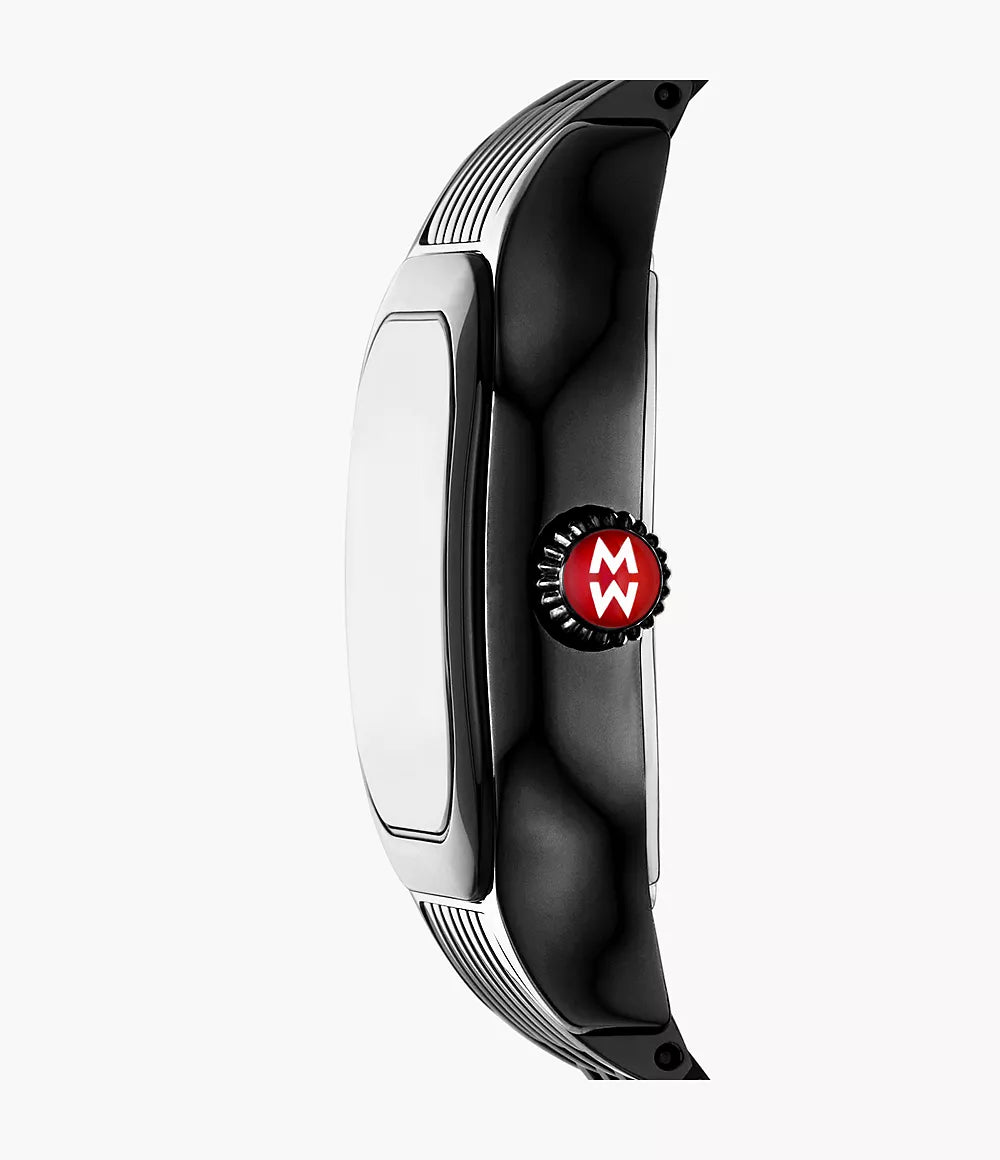 MICHELE Meggie Three-Hand Black 29mm Black Dial Women's Watch MWW33B000019
