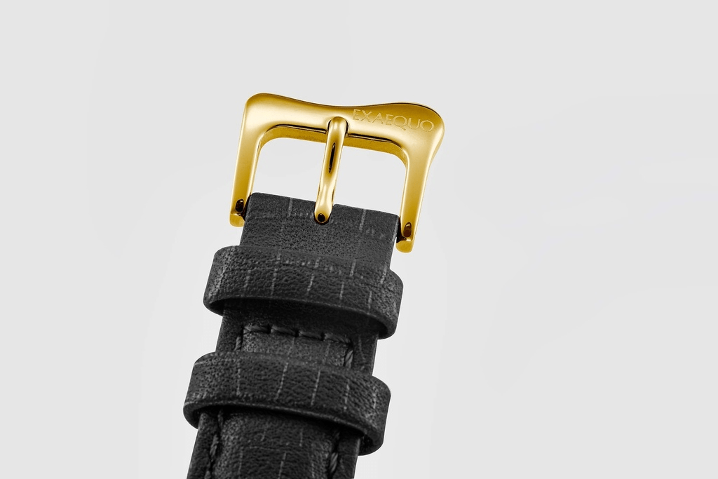 EXAEQUO Classic Melting Watch 28mm Black Dial Men's Watch EX 0002.0001