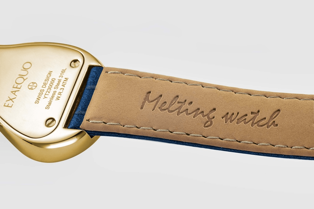 EXAEQUO Classic Melting Watch 28mm Dark Blue Dial Men's Watch EX 0002.0004