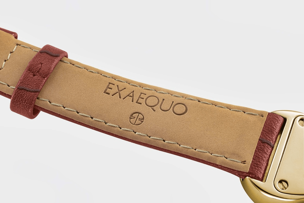 EXAEQUO Classic Melting Watch 28mm Gold Yellow Dial Men's Watch EX 0002.0003