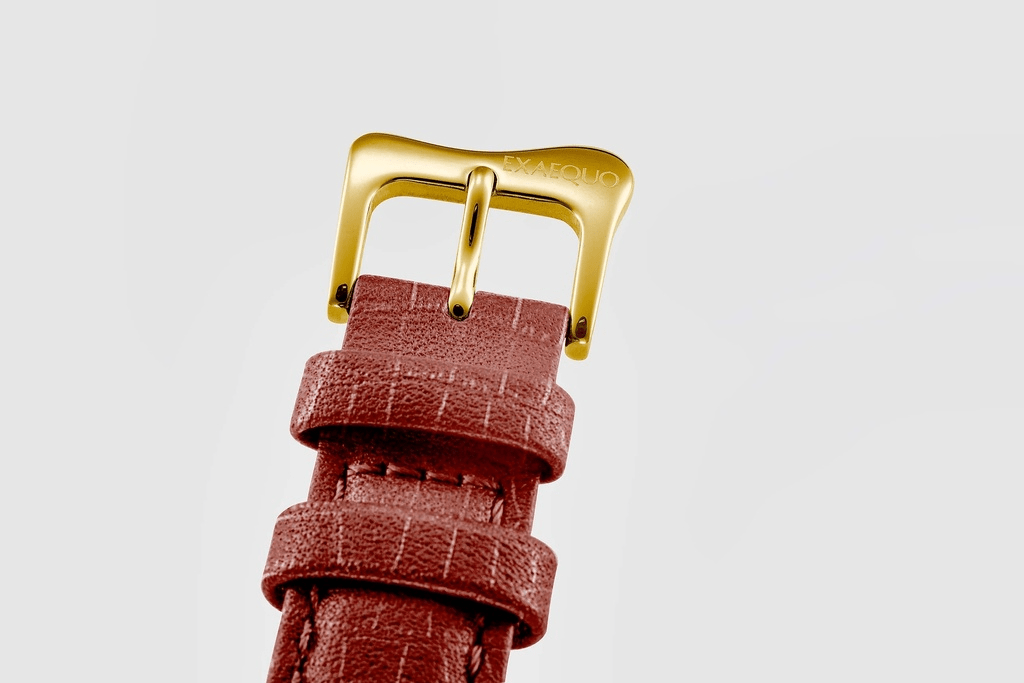 EXAEQUO Classic Melting Watch 28mm Gold Yellow Dial Men's Watch EX 0002.0003