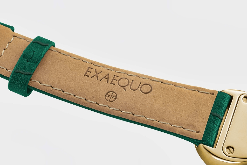 EXAEQUO Classic Melting Watch 28mm Green Dial Men's Watch EX 0002.0005