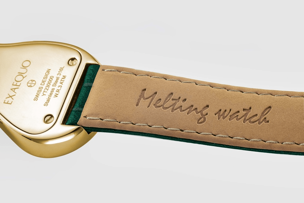 EXAEQUO Classic Melting Watch 28mm Green Dial Men's Watch EX 0002.0005