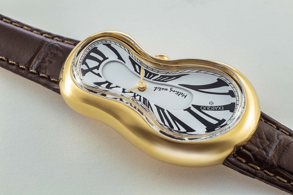 EXAEQUO Classic Melting Watch 28mm White Dial Men's Watch EX 0002.0002