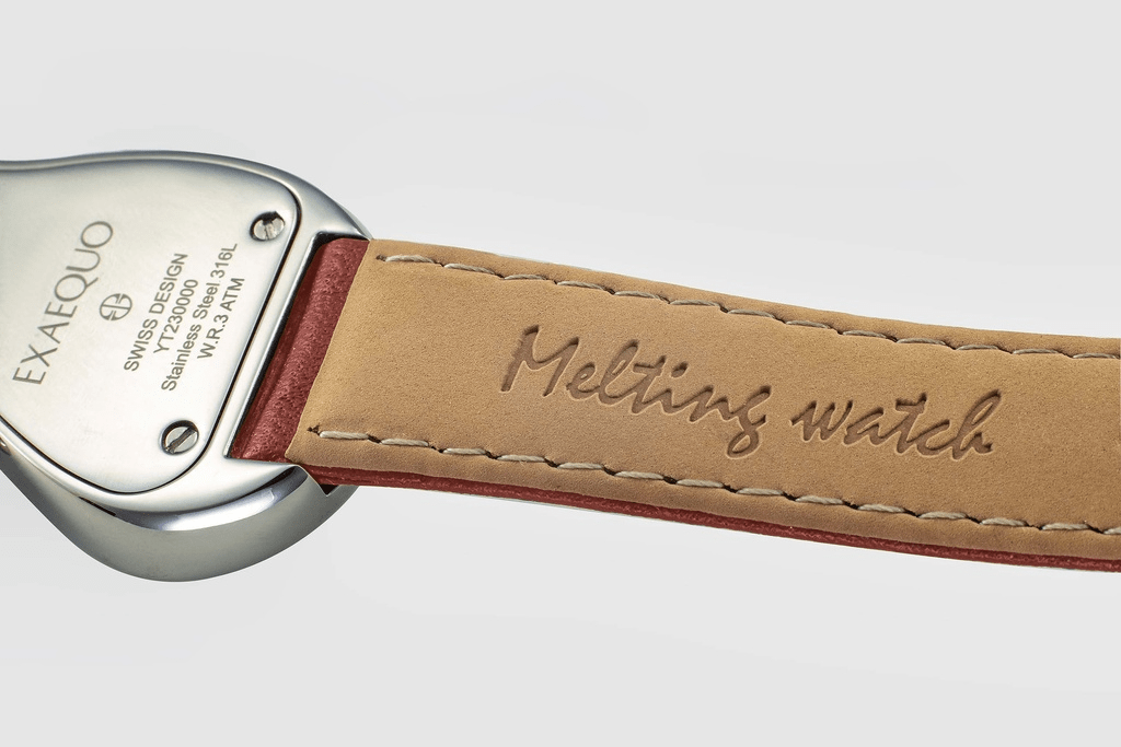 EXAEQUO Classic Melting Watch 28mm Gold Yellow Dial Men's Watch EX 0001.0003