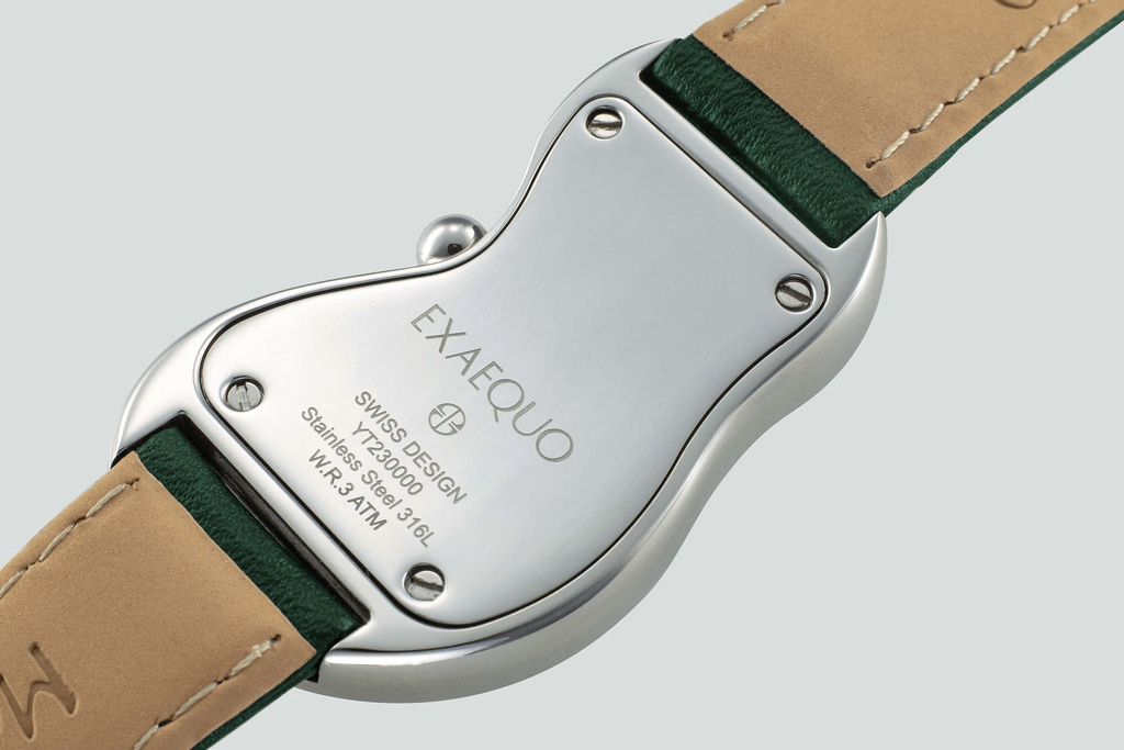 EXAEQUO Classic Melting Watch 28mm Green Dial Men's Watch EX 0001.0005