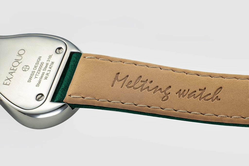 EXAEQUO Classic Melting Watch 28mm Green Dial Men's Watch EX 0001.0005