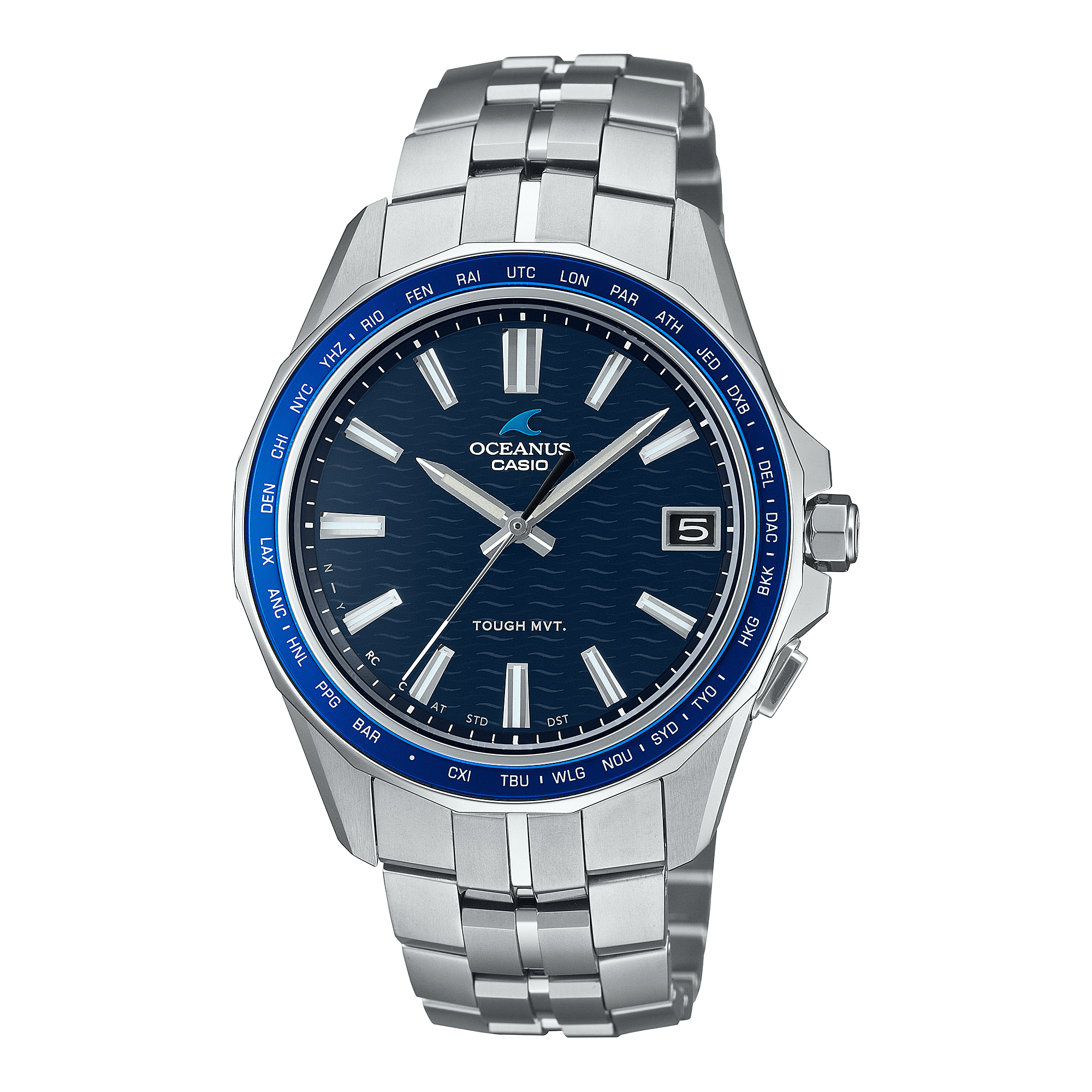 Casio blue dial men's watch on sale