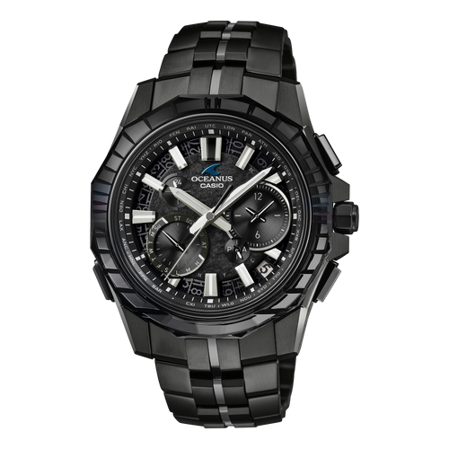 Casio Oceanus Manta Calm Night Limited Edition 43mm Black Dial Men's Watch OCWSG1000CN1