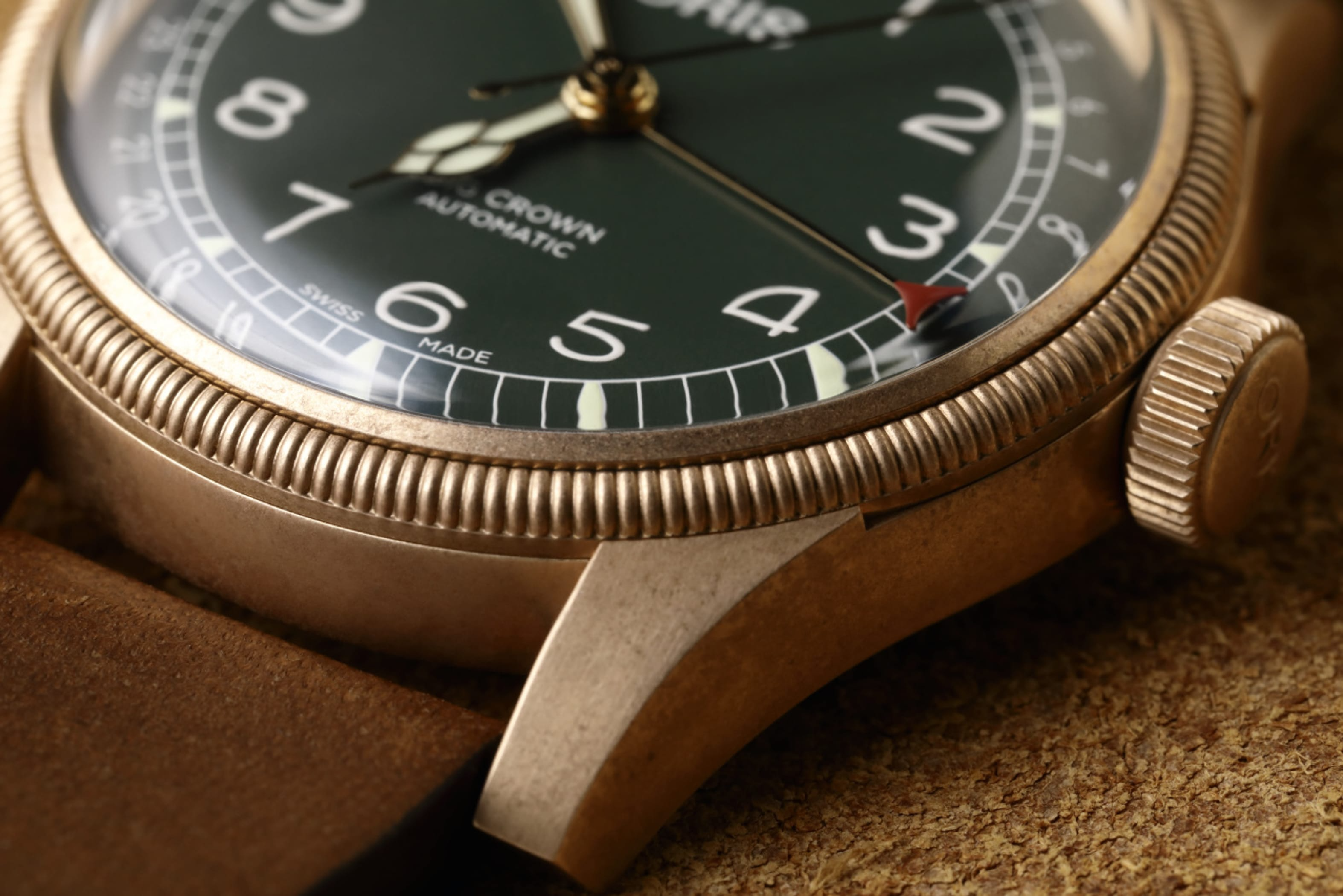 Oris Big Crown Pointer Date 80th Anniversary Edition 40mm Green Dial Men's Watch 01 754 7741 3167-07 5 20 58BR