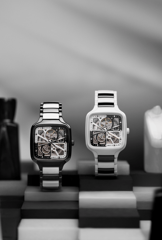 RADO True Square Automatic Open Heart Black-White 38mm Limited Edition Unisex Watch R27086752