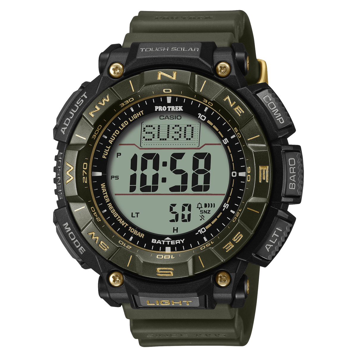 G-Shock PRO TREK 30th Anniversary PRG-340 Series 51.7mm Black/Digital Dial Men's Watch PRG340ANS-3