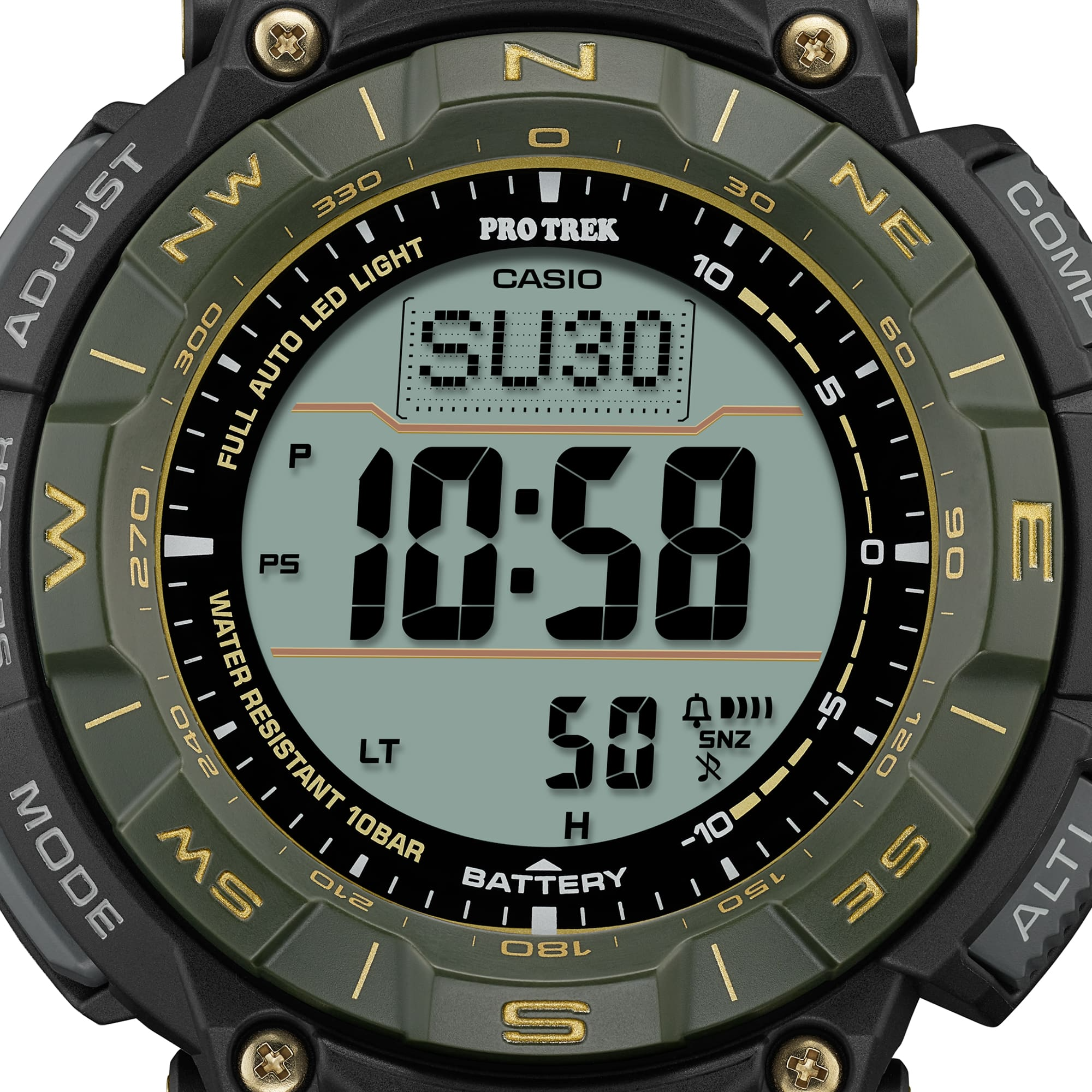 G-Shock PRO TREK 30th Anniversary PRG-340 Series 51.7mm Black/Digital Dial Men's Watch PRG340ANS-3