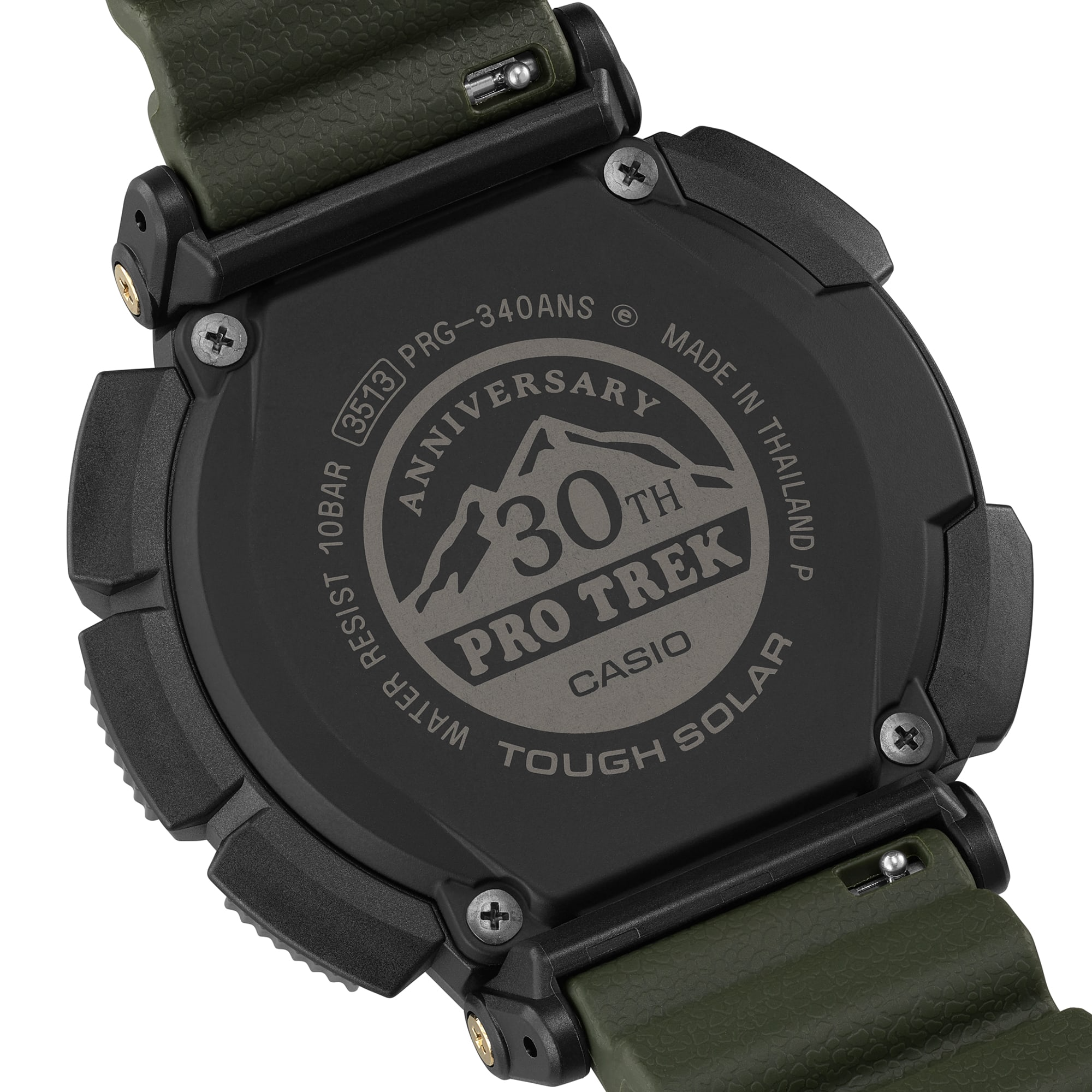 G-Shock PRO TREK 30th Anniversary PRG-340 Series 51.7mm Black/Digital Dial Men's Watch PRG340ANS-3