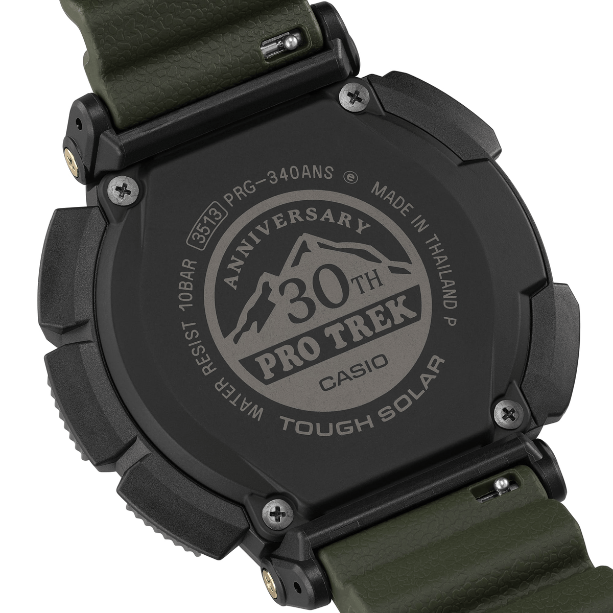 G-Shock PRO TREK 30th Anniversary PRG-340 Series 51.7mm Black/Digital Dial Men's Watch PRG340ANS-3