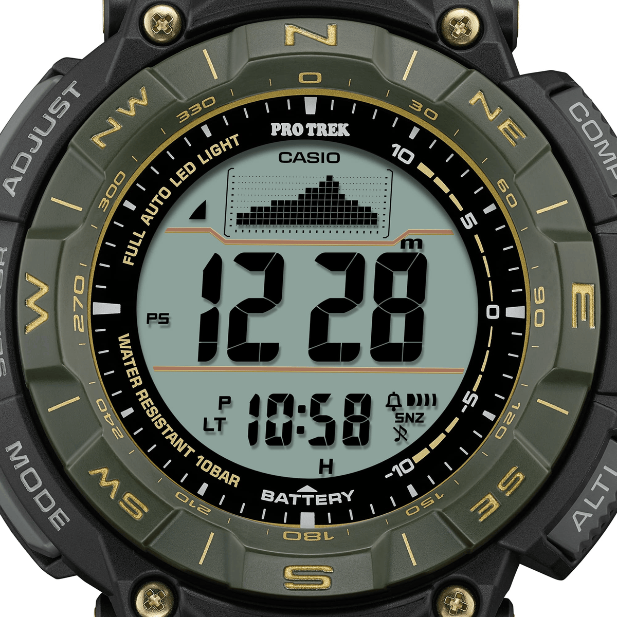G-Shock PRO TREK 30th Anniversary PRG-340 Series 51.7mm Black/Digital Dial Men's Watch PRG340ANS-3