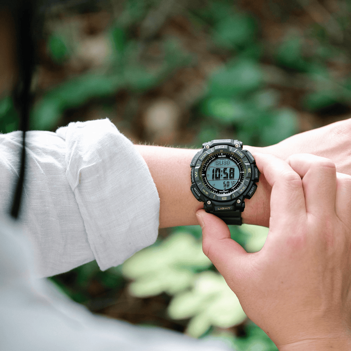 G-Shock PRO TREK 30th Anniversary PRG-340 Series 51.7mm Black/Digital Dial Men's Watch PRG340ANS-3