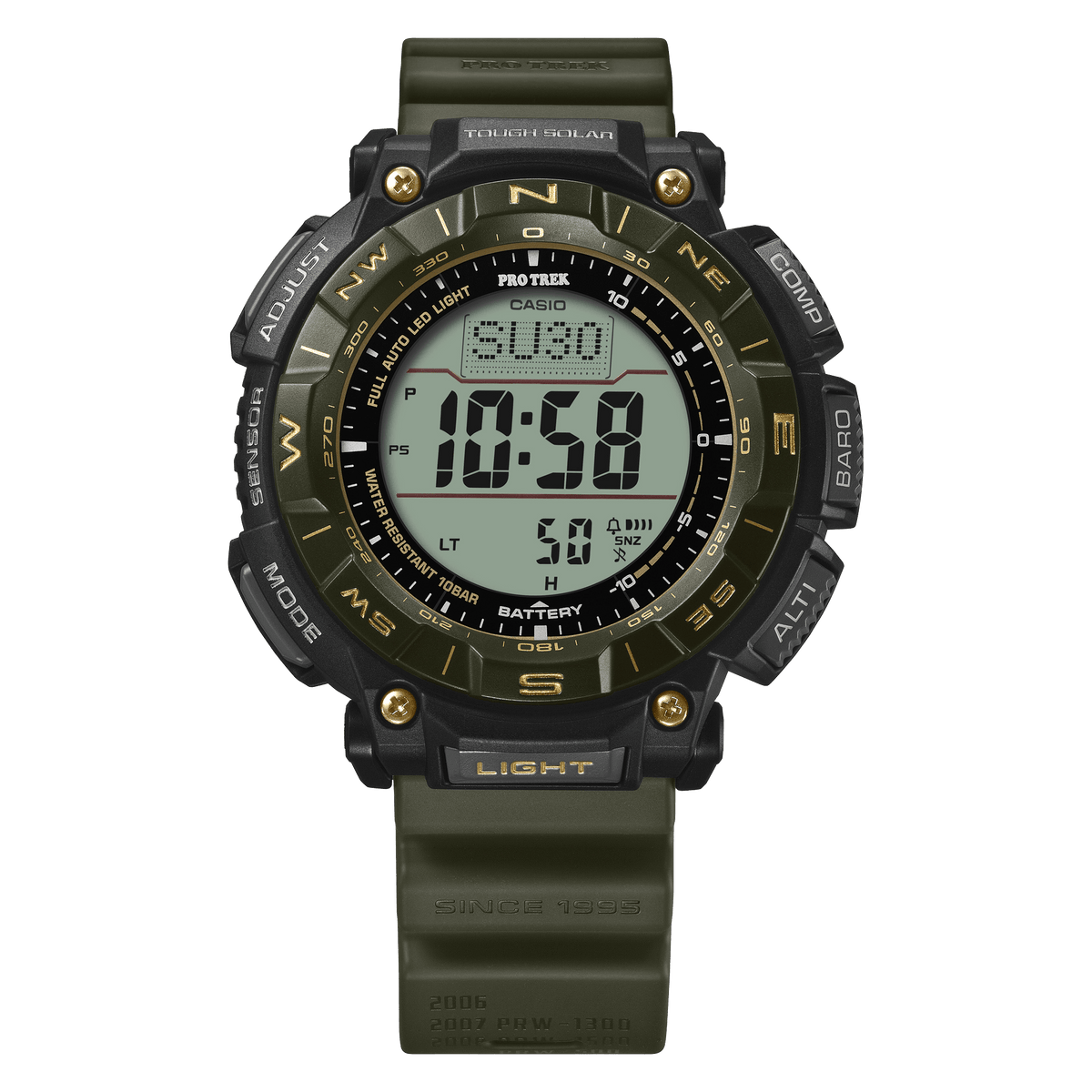 G-Shock PRO TREK 30th Anniversary PRG-340 Series 51.7mm Black/Digital Dial Men's Watch PRG340ANS-3