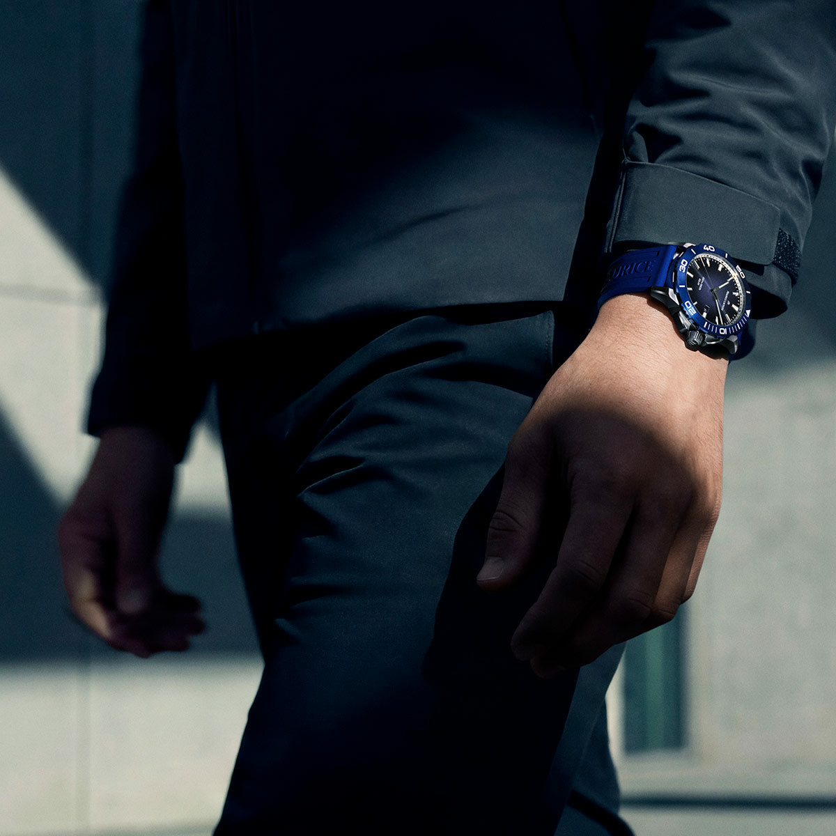 Maurice Lacroix Pontos S Solar 42mm Blue Dial Men's Watch PT1008-SSL40-430-4