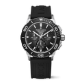 Maurice Lacroix Pontos S Solar Chronograph 42mm Black Dial Men's Watch PT1038-SSL20-330-2