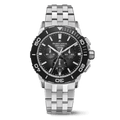 Maurice Lacroix Pontos S Solar Chronograph 42mm Black Dial Men's Watch PT1038-SSL22-330-1
