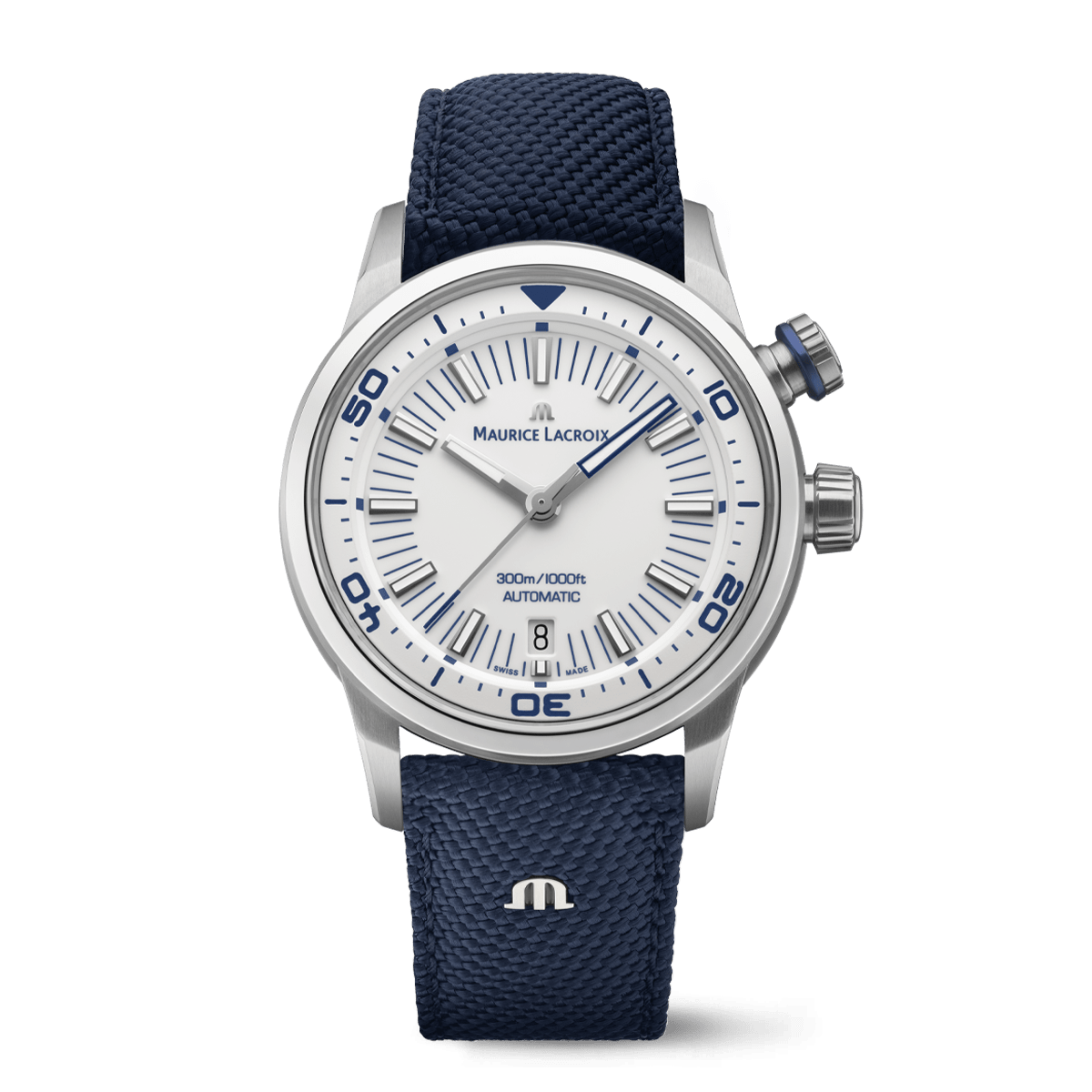 Maurice Lacroix Pontos S Diver 42mm White Dial Men's Watch PT6248-SS00L-130-4