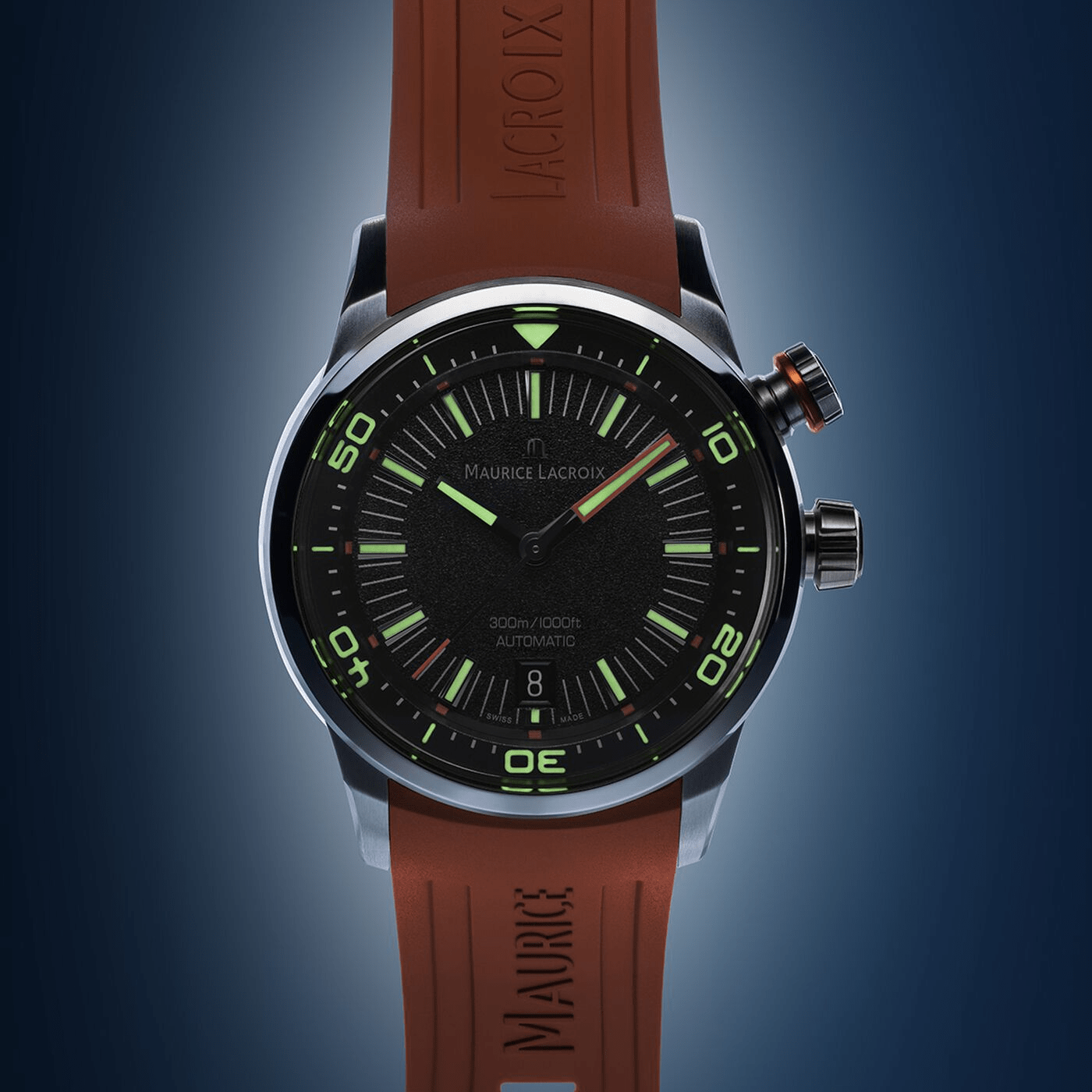 Maurice Lacroix Pontos S Diver 42mm Men's Watch PT6248-SS00L-330-J