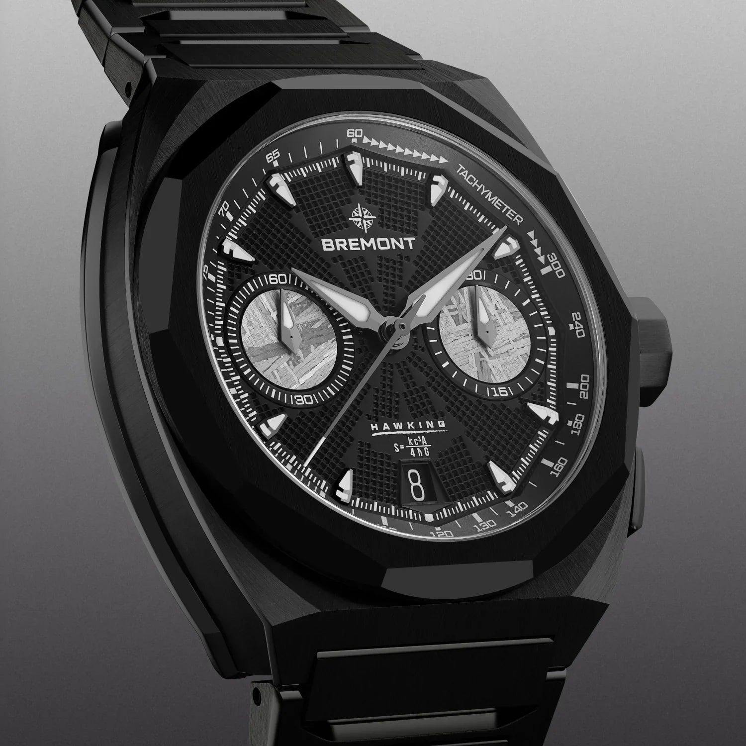 Bremont Supernova Chronograph Stephen Hawking Edition 41mm Black Dial Men's Watch SN41-CHR-DLC-HWK-B