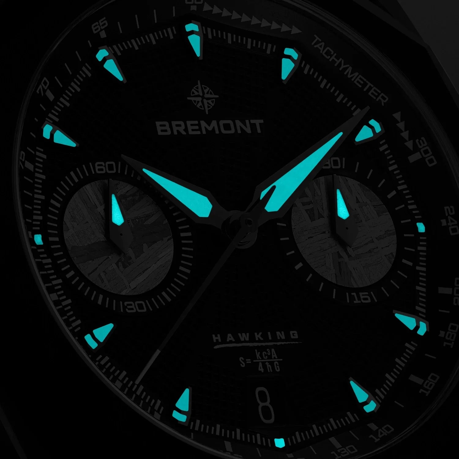 Bremont Supernova Chronograph Stephen Hawking Edition 41mm Black Dial Men's Watch SN41-CHR-DLC-HWK-R-S