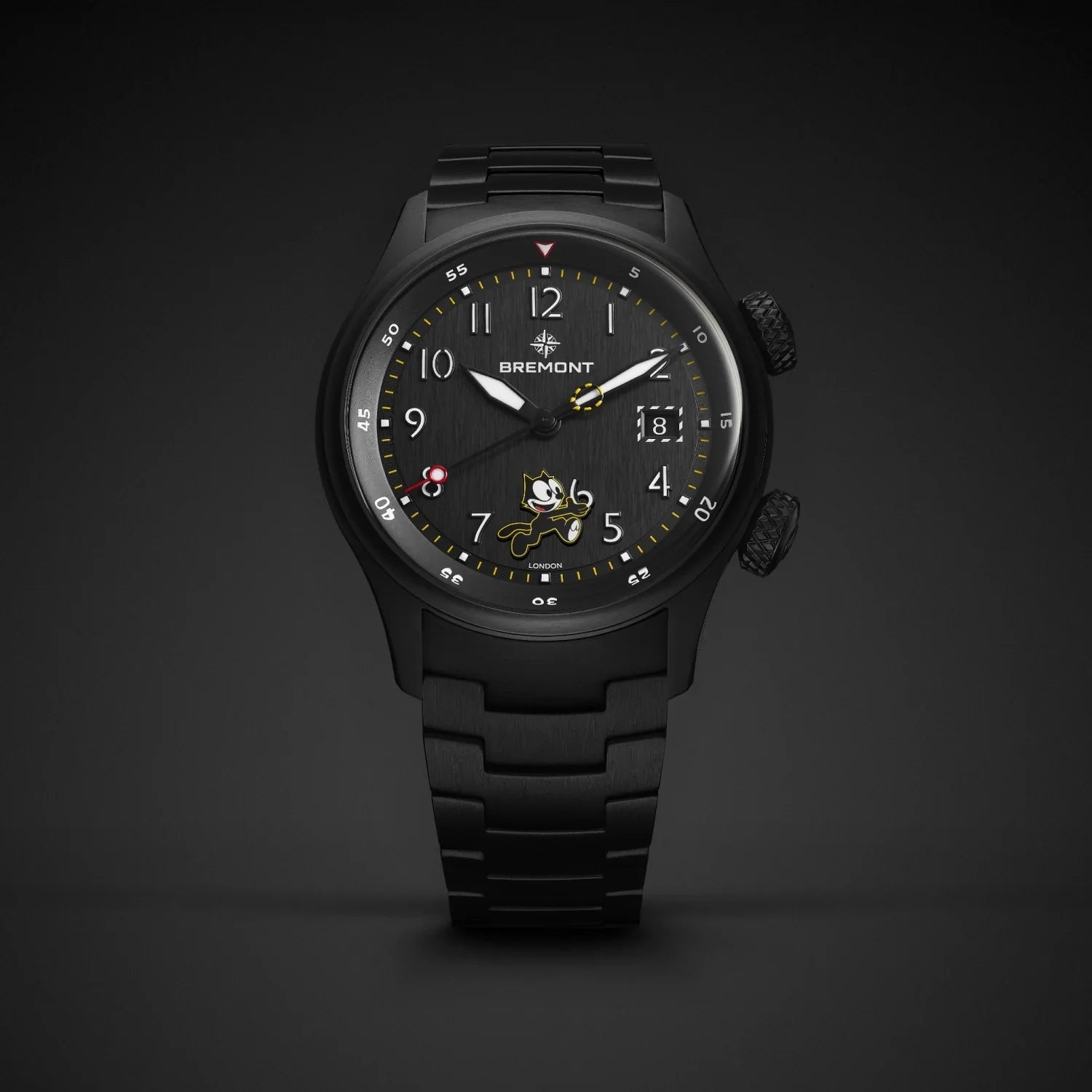 Bremont Altitude MB Meteor Felix The Cat 42mm Black Dial Men's Watch ALT42-MT-DLC-FELIX-B
