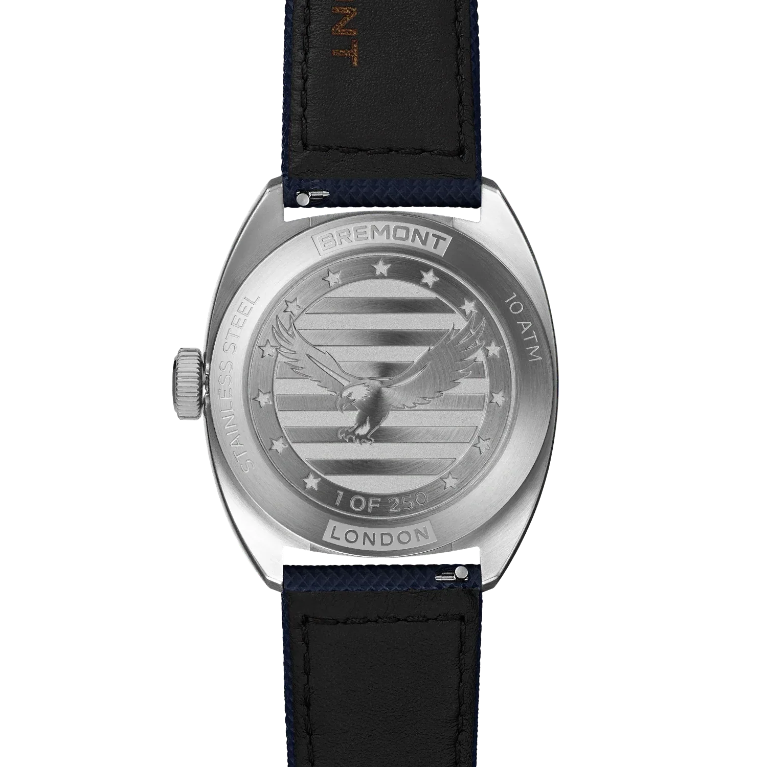 Bremont Terra Nova Jumping Hour 1776 40.5mm Blue Dial Men's Watch TN40-JH-SS-BL-1776-L-S