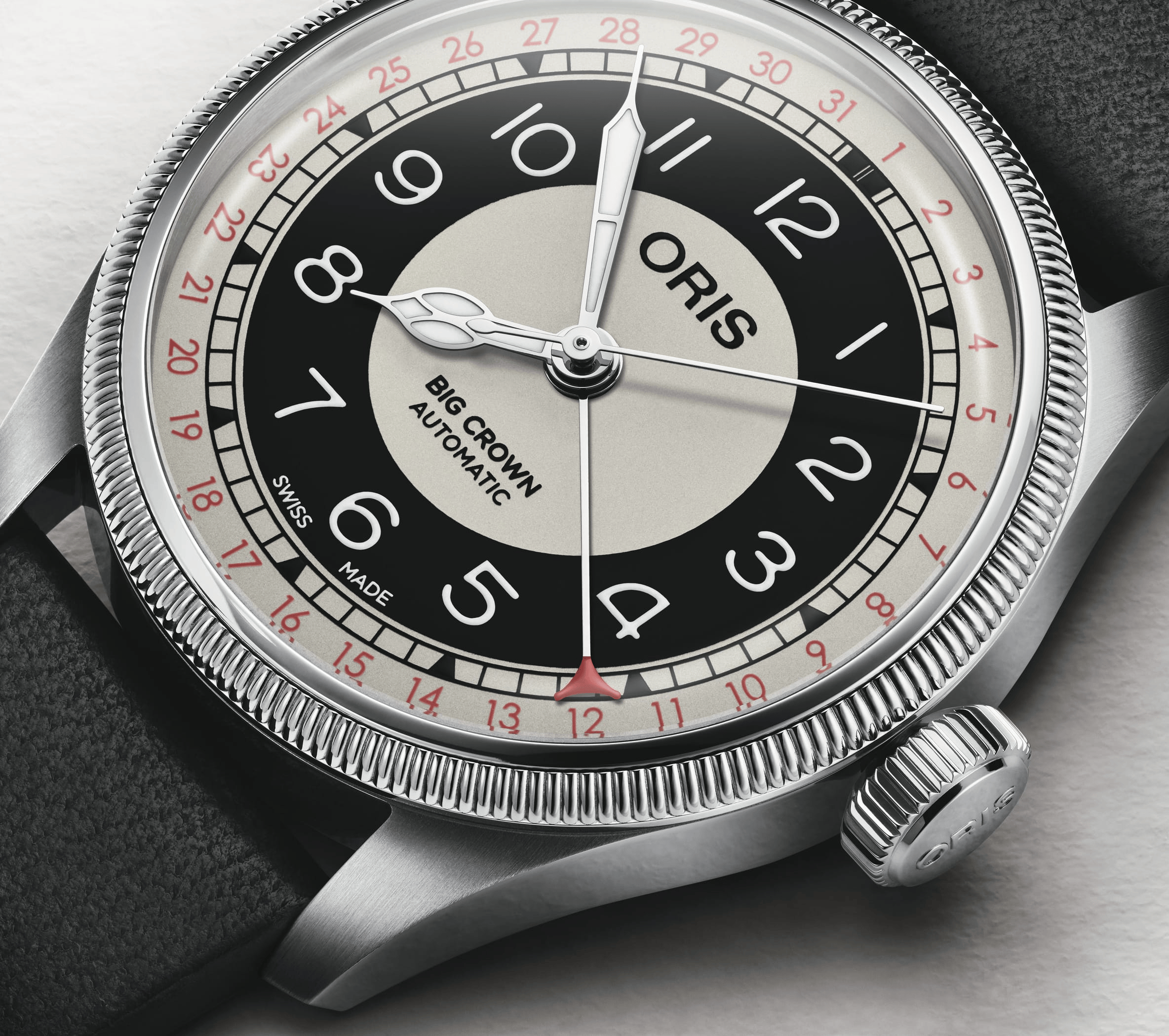 Oris Big Crown Pointer Date Bullseye 38mm Mulicoloured Dial Men's Watch 01 754 7779 4061-07 5 19 25