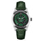 SOLAR AQUA Prima Abyss Leather Military Green 42mm Black-Military Green Dial Men's Watch SA0010.0023