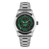 SOLAR AQUA Prima Abyss Steel 42mm Black-Military Green Dial Men's Watch SA0010.0027