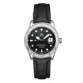 SOLAR AQUA Mishipeshu G.L. Black Croco 40mm Black Dial Men's Watch SA0055.0021