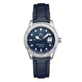 SOLAR AQUA Mishipeshu G.L. Blue Croco 40mm Blue Dial Men's Watch SA0055.0022