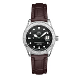 SOLAR AQUA Mishipeshu G.L. Brown Croco 40mm Brown Dial Men's Watch SA0055.0024
