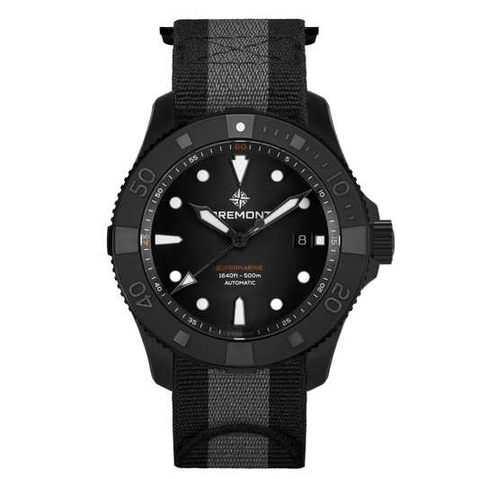 Bremont Supermarine Full Ceramic Tactical Black 43mm Black Dial Men's Watch SM43-DT-BKCER-BK-N-S