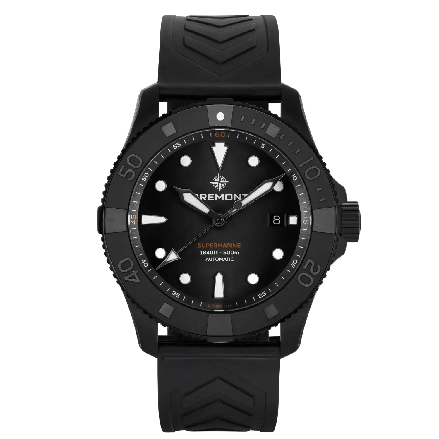 Bremont Supermarine Full Ceramic Tactical Black 43mm Black Dial Men's Watch SM43-DT-BKCER-BK-R-S