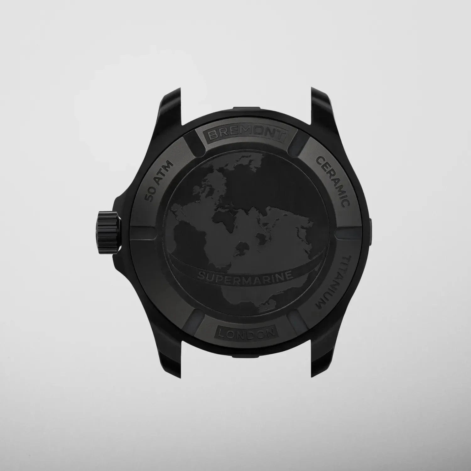 Bremont Supermarine Full Ceramic Tactical Black 43mm Black Dial Men's Watch SM43-DT-BKCER-BK-R-S