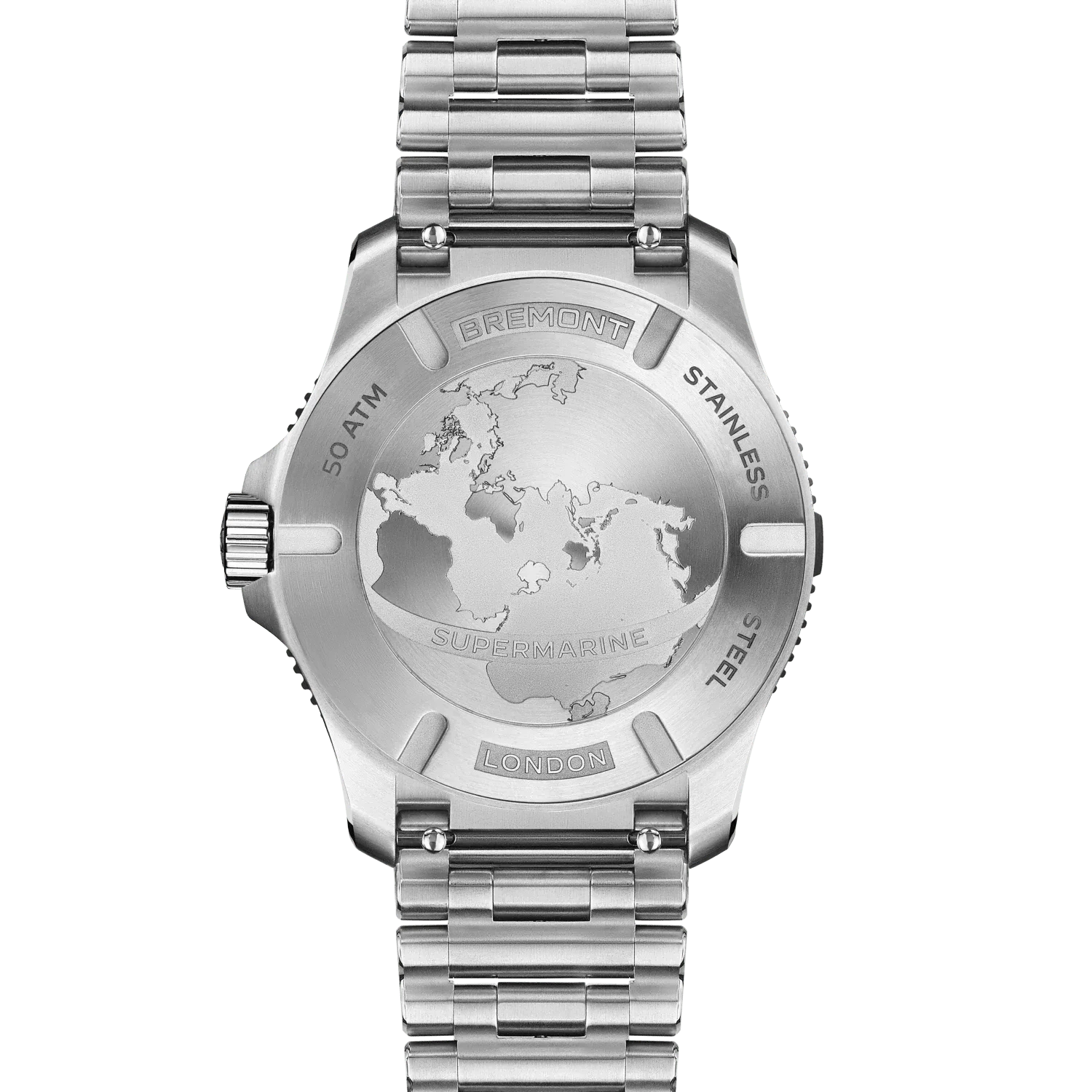 Bremont Supermarine 500M 43mm Black Dial Men's Watch SM43-DT-SS-BK-B