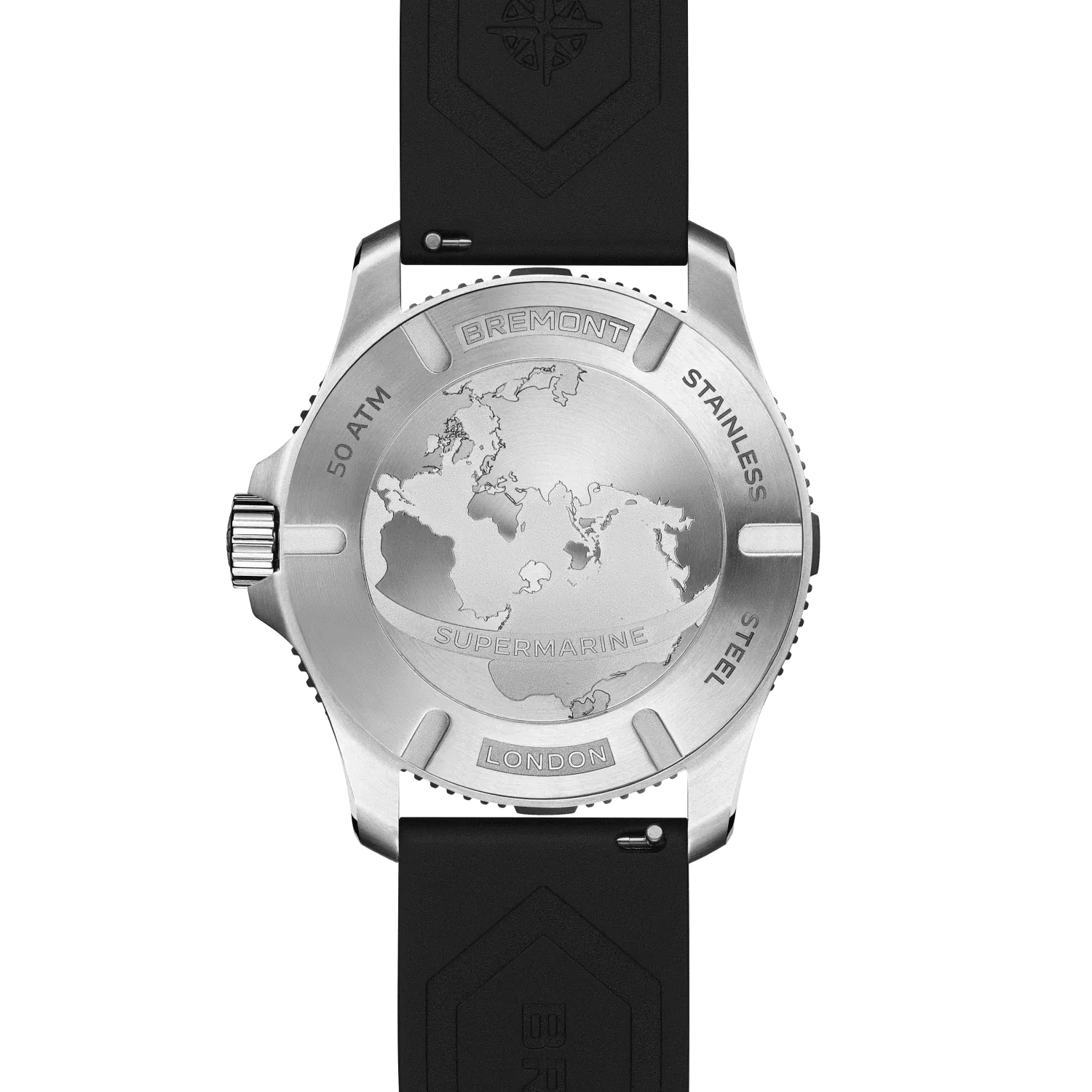 Bremont Supermarine 500M 43mm Black Dial Men's Watch SM43-DT-SS-BK-R-S