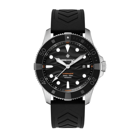 Bremont Supermarine 500M 43mm Black Dial Men's Watch SM43-DT-SS-BK-R-S